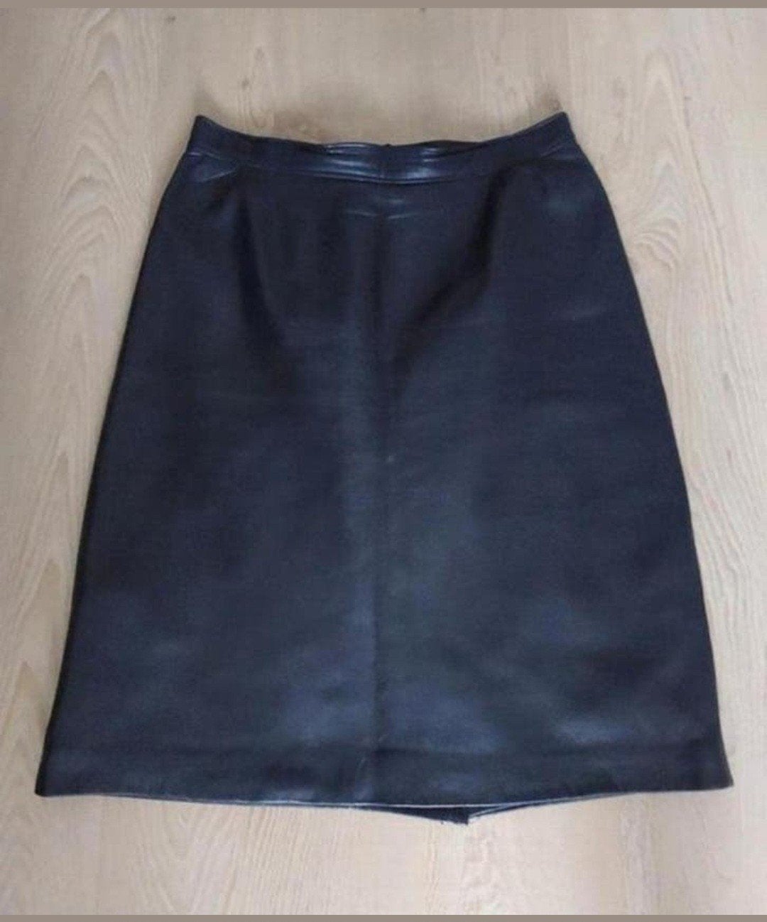 Lederen rok, Kleding | Dames, Rokken, Ophalen of Verzenden, Maat 38/40 (M), Blauw