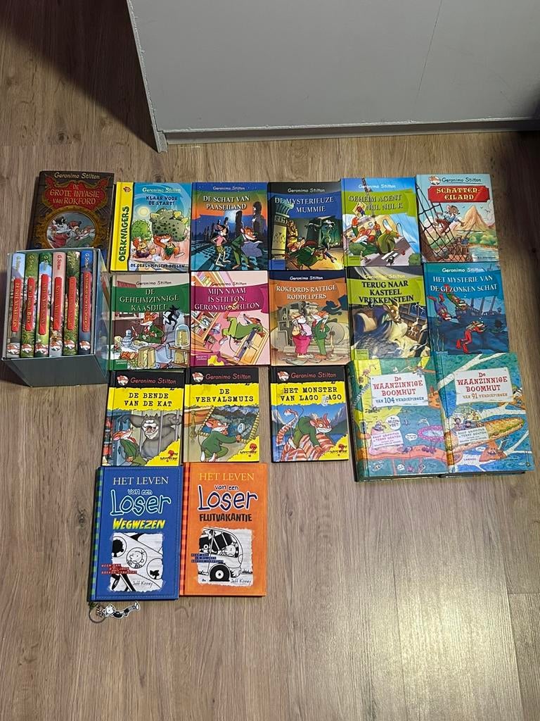 Jeugdboeken: geronimo stilton, de waanzinnige boomhut,…, Ophalen of Verzenden, Zo goed als nieuw