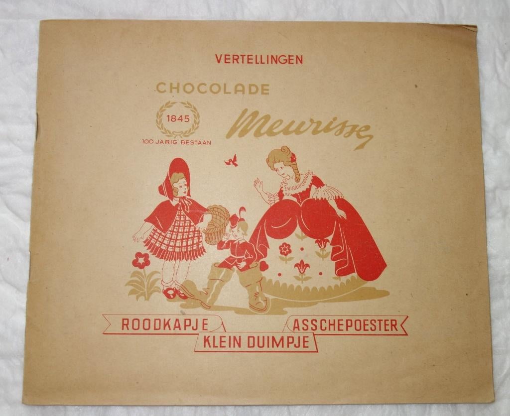 Prentenalbum Vertellingen (Chocolade Meurisse)., Ophalen of Verzenden, Gelezen, Meurisse, Prentenboek