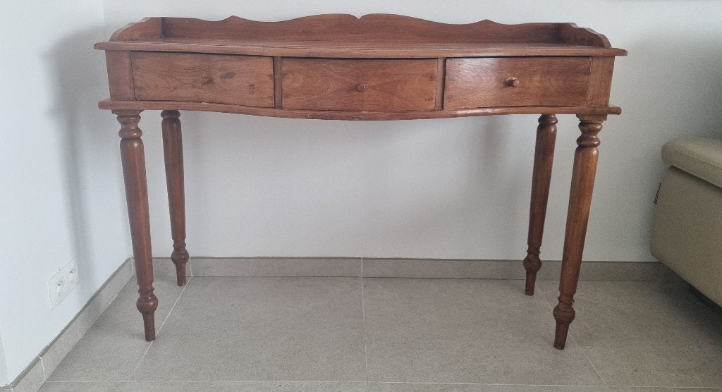 Prachtige console van Bali, Ophalen, Gebruikt, 100 tot 150 cm, Teakhout