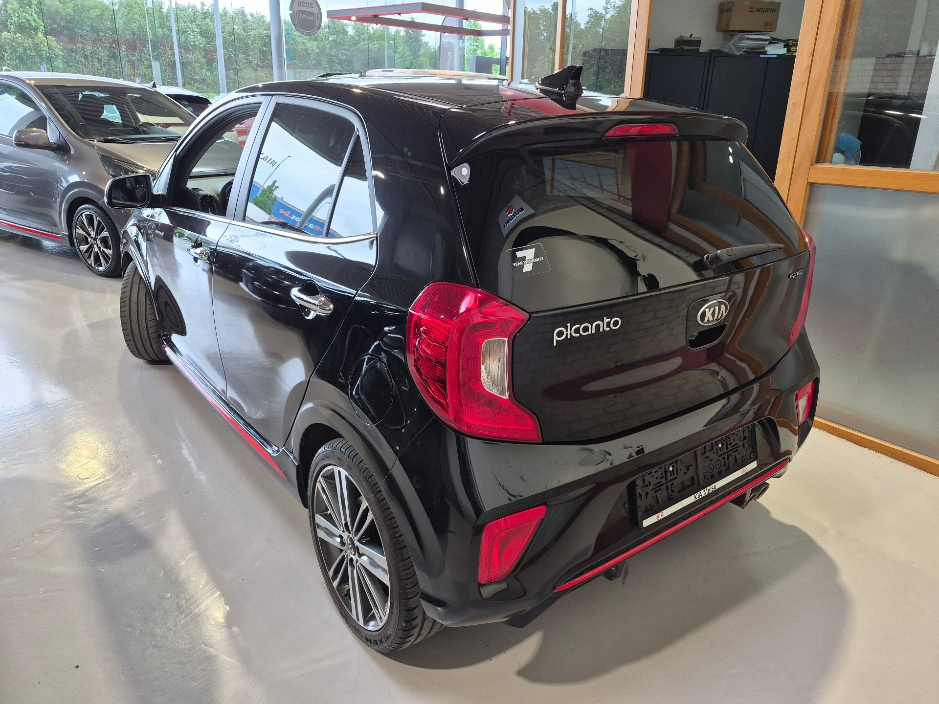 Kia Picanto 1.2 GT Line ISG 5MT - 16M KIA WARRANTY - NEW CON, Gebruikt, Zwart, Bedrijf, Picanto