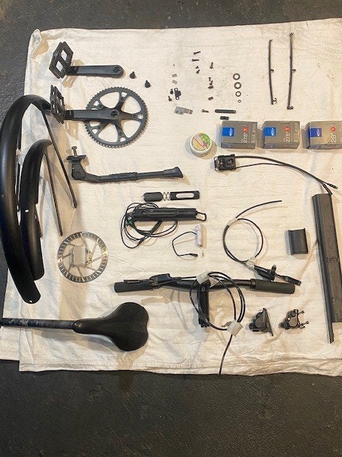 Voorwielen C 1234 Achterwielen C3 zonder motor, Fietsen en Brommers, Zo goed als nieuw