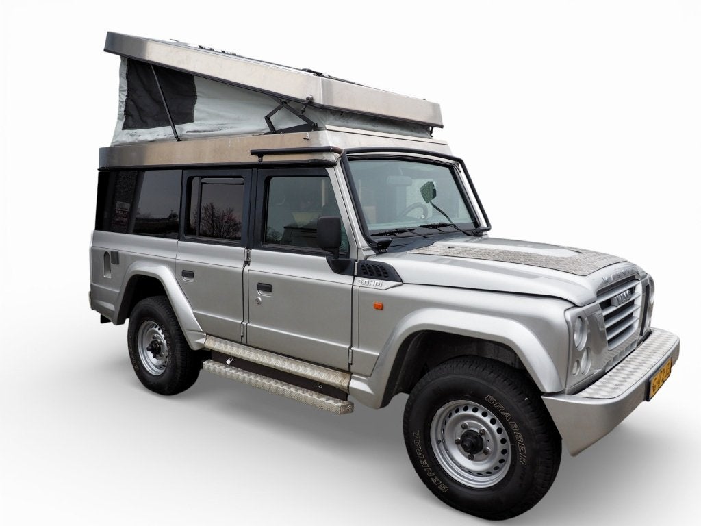Iveco Massif 3.0 HPI 4X4 CAMPER Landrover Defender look a li, Caravans en Kamperen, Mobilhomes, Buscamper of Camperbus, Tot en met 2
