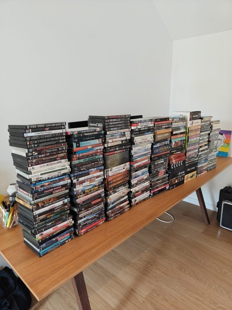DVD-verzameling, Ophalen