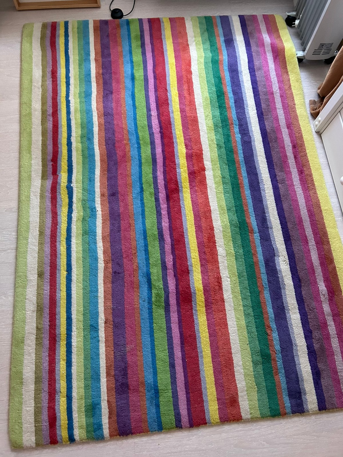 tapis coloré, Maison & Meubles, Ameublement | Tapis & Moquettes, 200 cm ou plus, Jaune, 100 à 150 cm, Enlèvement