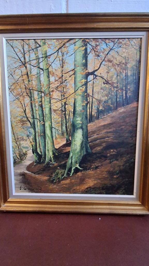 Peinture à l'huile sur toile Louis Garot