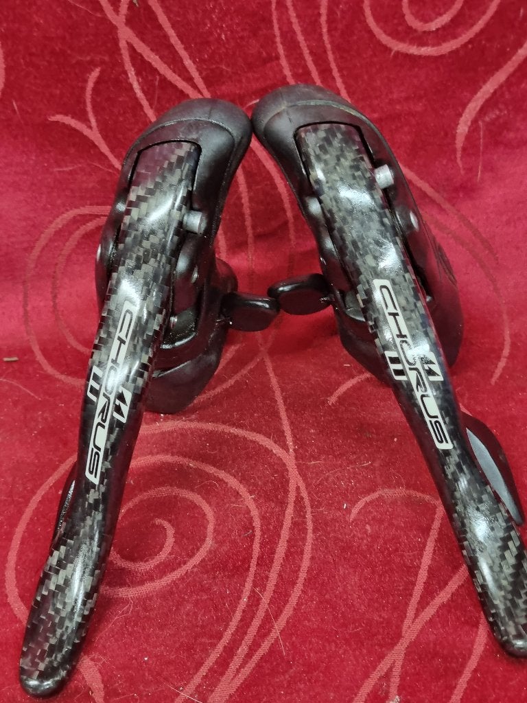 poignée  campagnolo 11 vit, Vélos & Vélomoteurs, Enlèvement ou Envoi, Comme neuf, Carbone