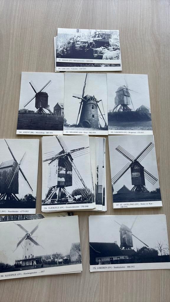 50-tal postkaarten (diverse molens), Verzamelen, Ophalen of Verzenden
