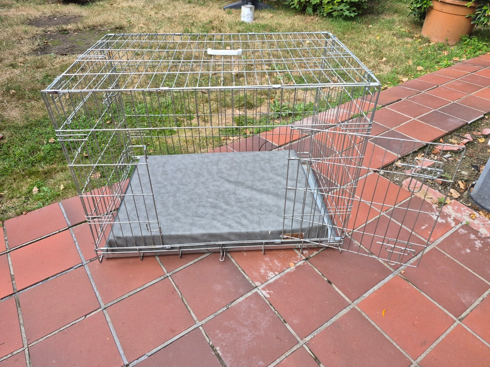 honden bench, Dieren en Toebehoren, Hondenhokken, Ophalen, Gebruikt, 65 tot 100 cm, Hondenhok