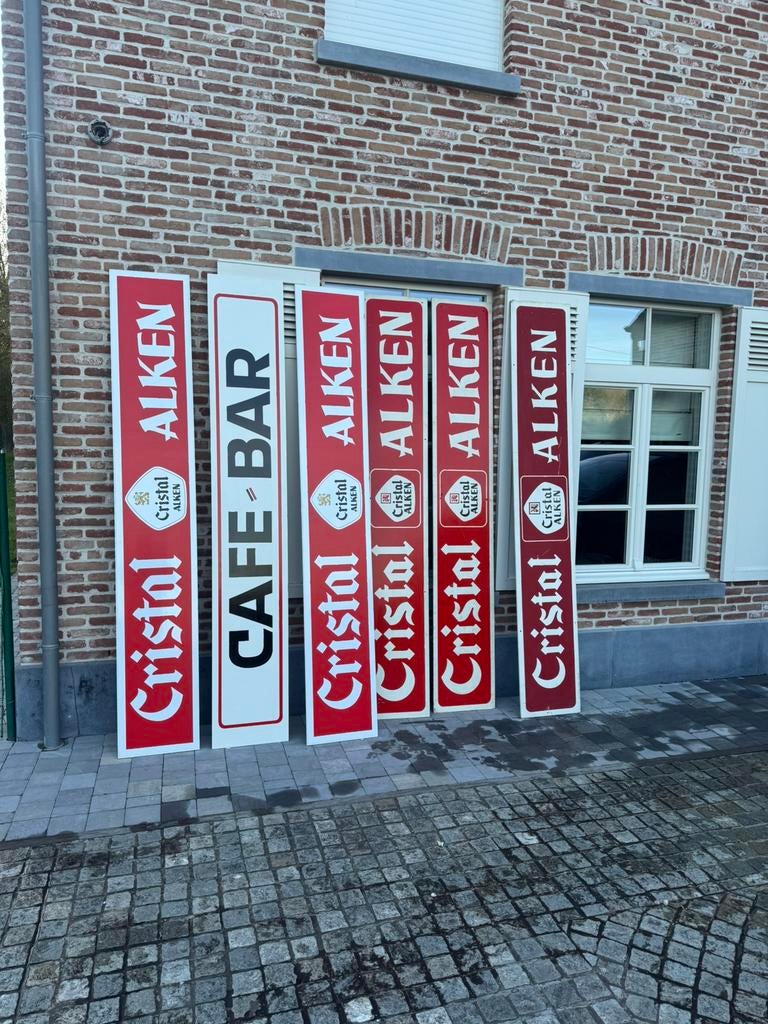 Reclamepanelen Cristal Alken, Enlèvement, Comme neuf, Panneau publicitaire