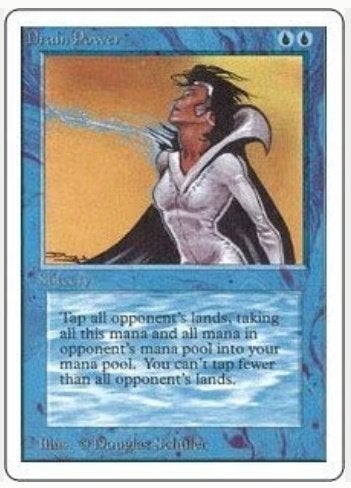 Drain Power - 2ED - MTG - TS PL EN PR, Enlèvement ou Envoi