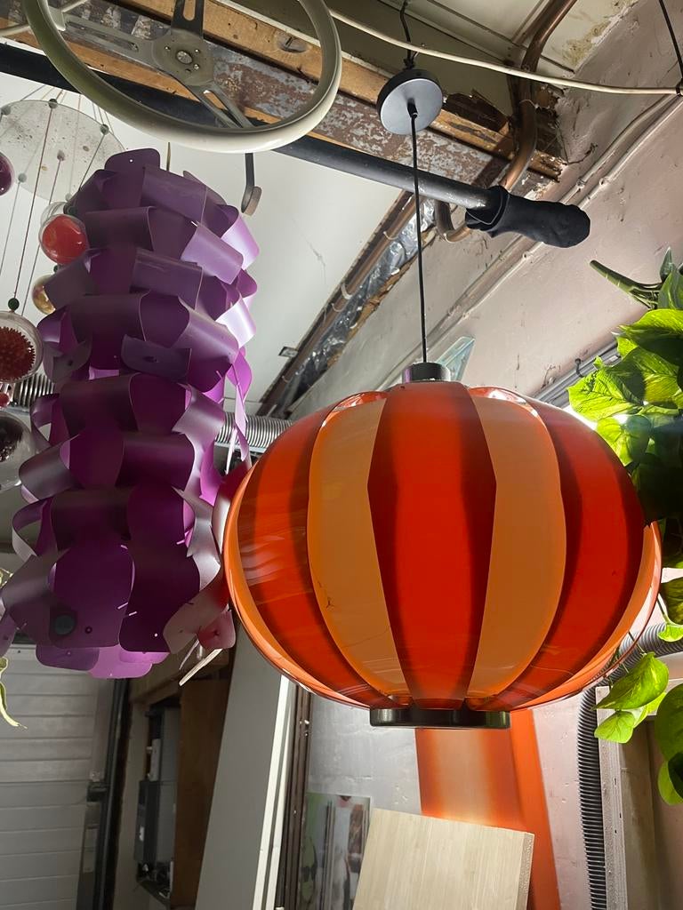 3 seventies lusters, Antiek en Kunst, Ophalen