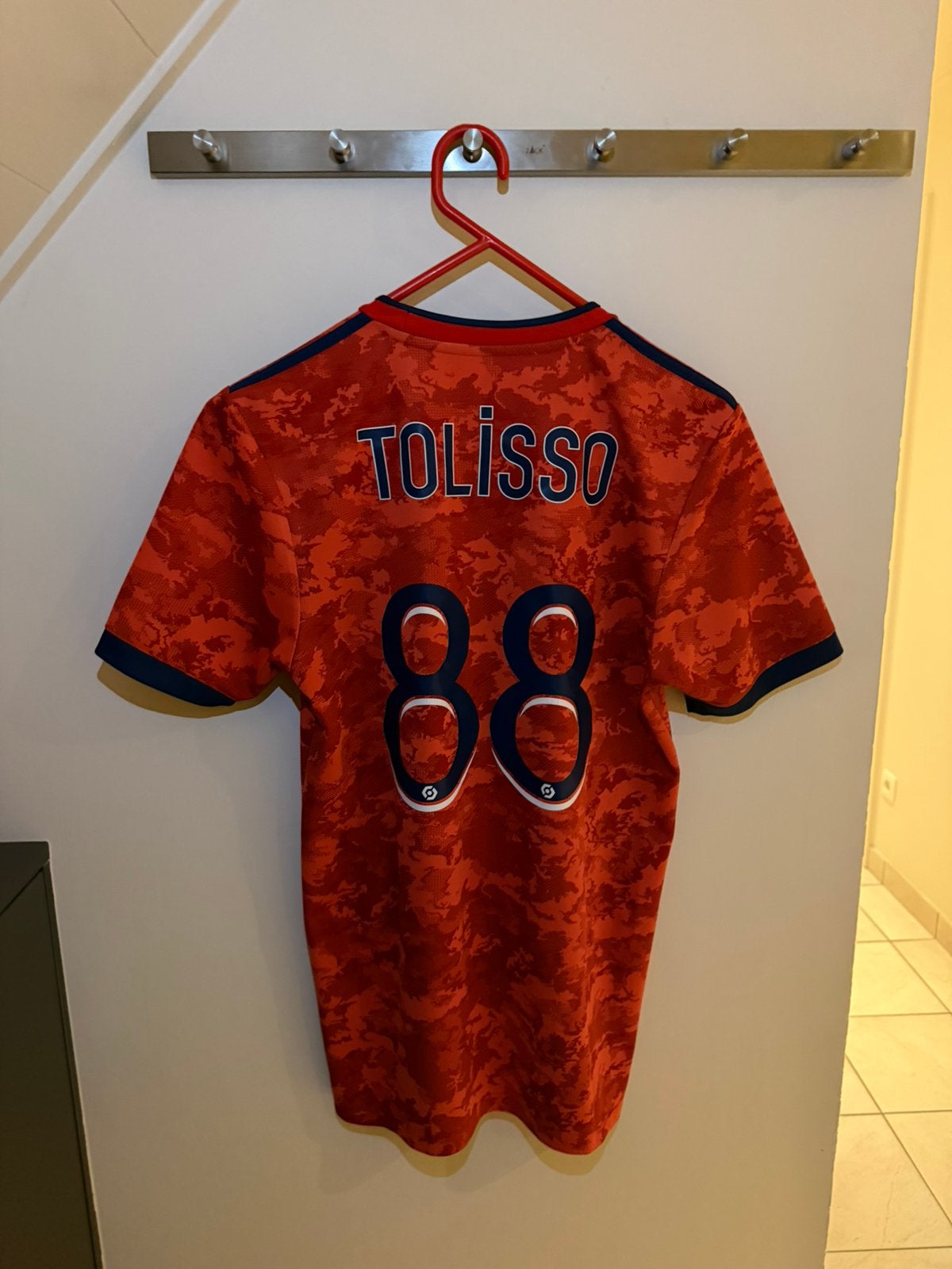 Tolisso #88 - Lyon 2021-22 Uitshirt, Sports & Fitness, Football, Taille S, Enlèvement ou Envoi, Comme neuf, Maillot