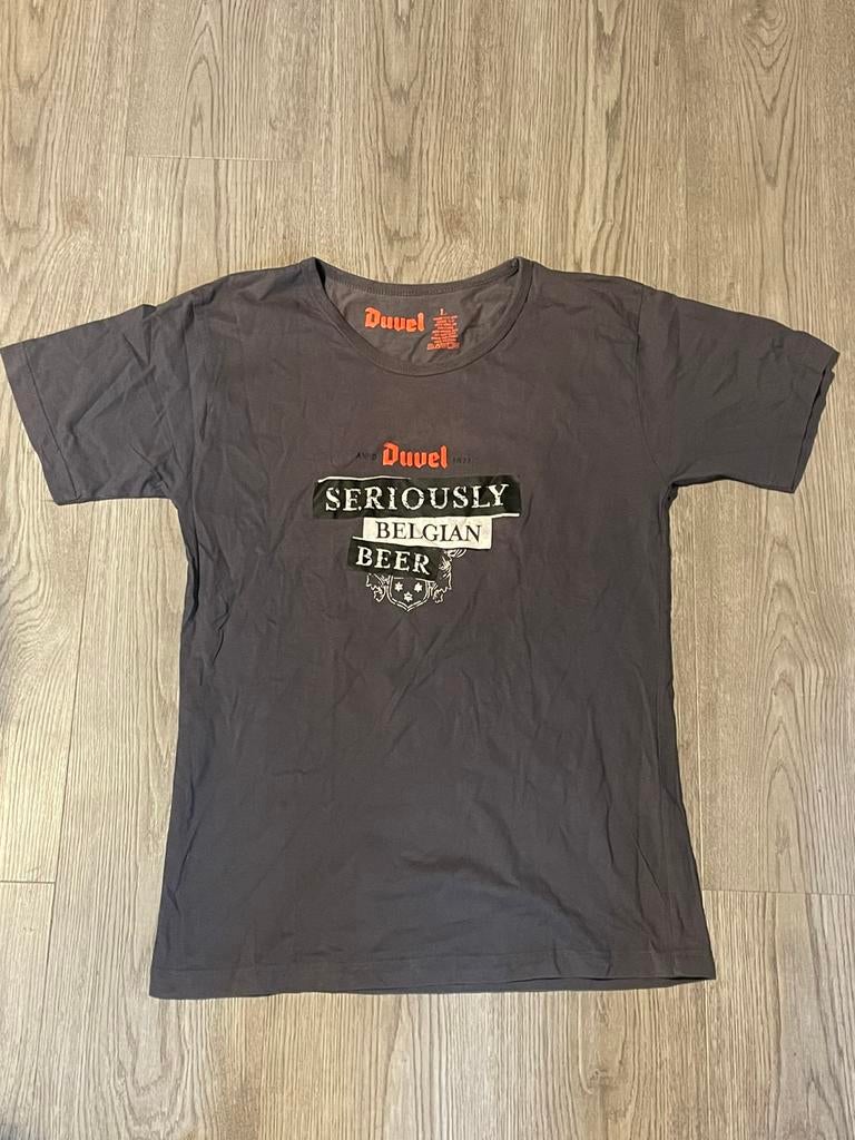 Duvel t shirt - maat L, Verzamelen, Ophalen of Verzenden, Zo goed als nieuw, Duvel