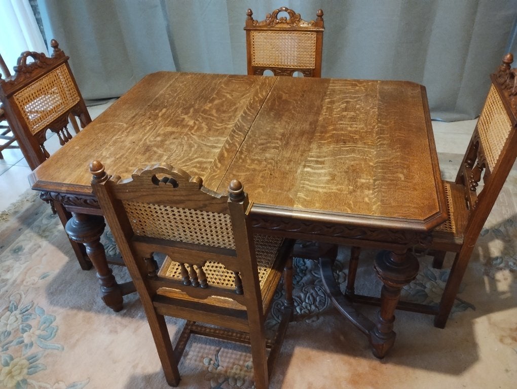 Set tafel met 4 stoelen, Ophalen, Gebruikt