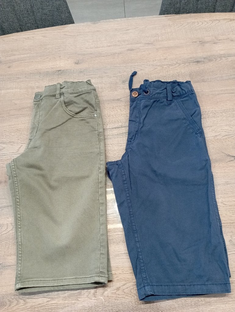 2 katoenen shorten JBC mt 176, Pantalon, Garçon, Enlèvement ou Envoi, Utilisé