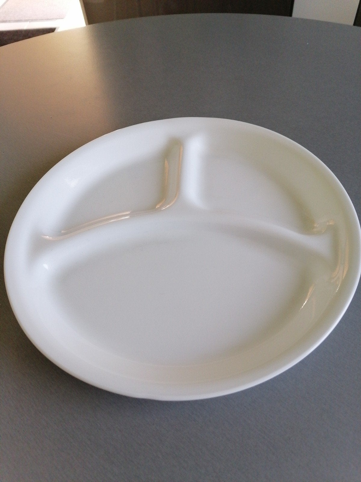 Wit bord met 3 vakjes, Huis en Inrichting, Keuken | Servies, Ophalen of Verzenden