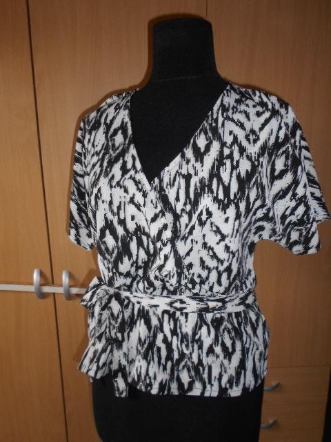 Nouveau top/chemisier avec ruban à cravate/Taille M/L, Enlèvement ou Envoi, Neuf, Taille 38/40 (M), Blanc