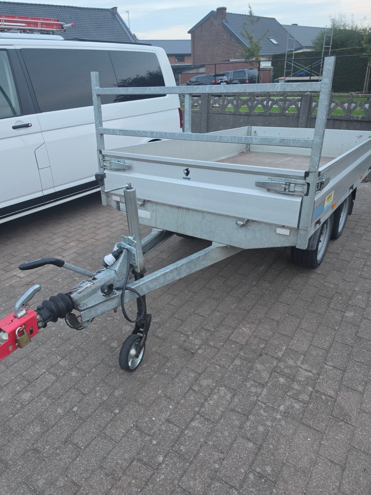 Hapert Azure TA tandemasser 2000 kg – weinig gebruikt – rece, Ophalen, Zo goed als nieuw