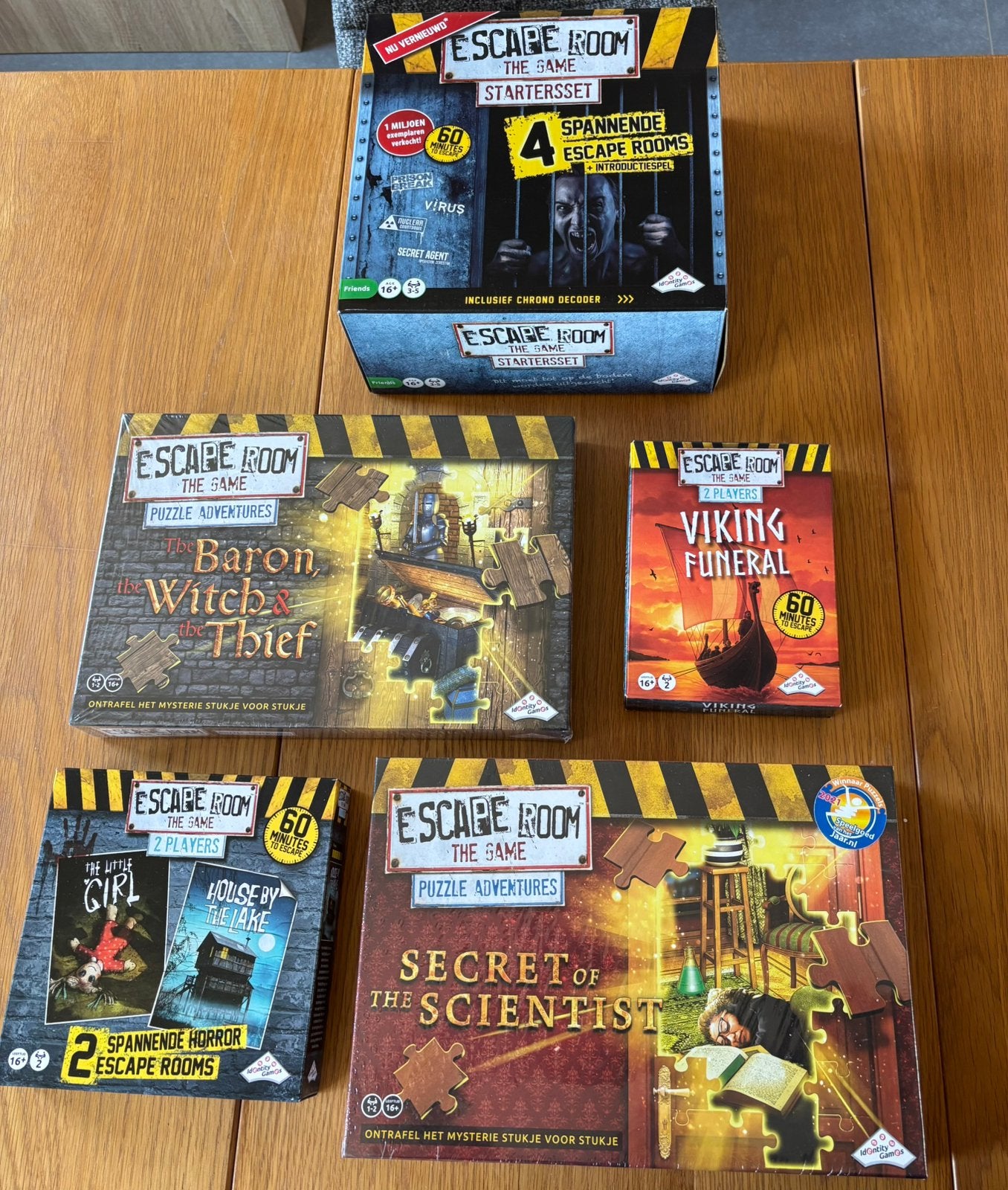 Escape room starter + uitbreidingen NIEUW, Hobby & Loisirs créatifs, Jeux de société | Jeux de cartes, Enlèvement, Neuf