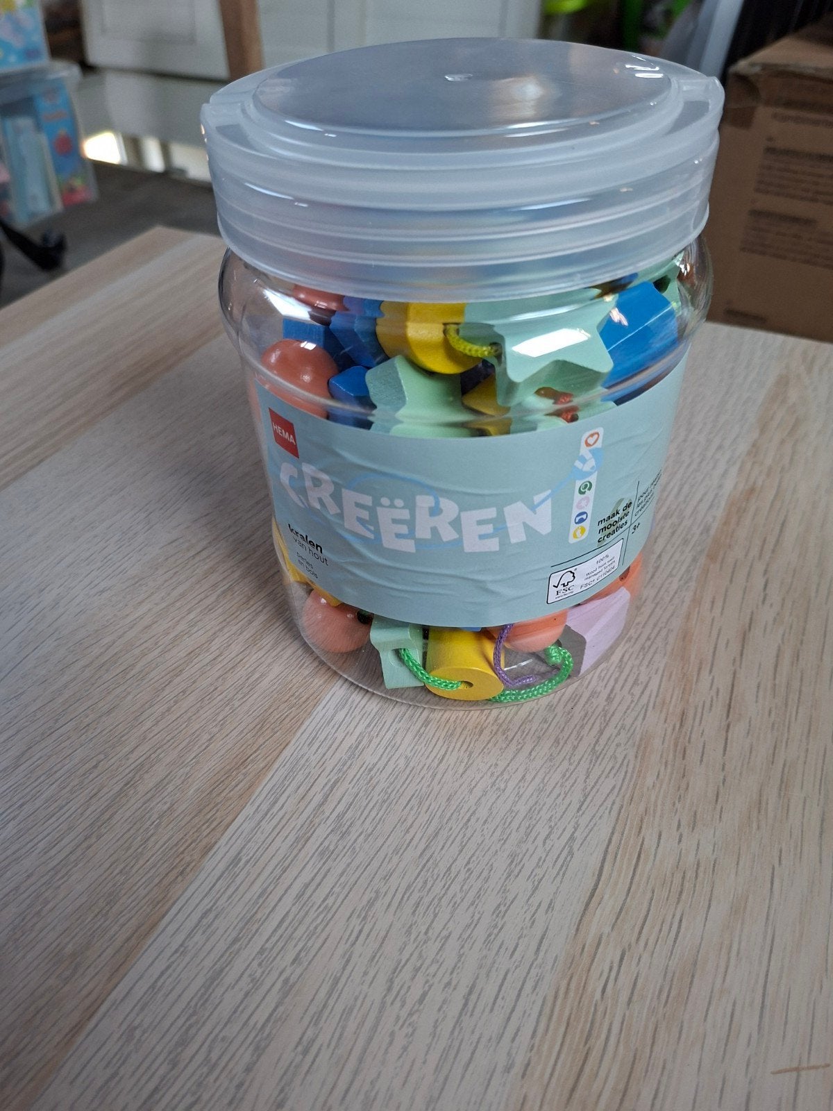 grotz kralen, Ophalen