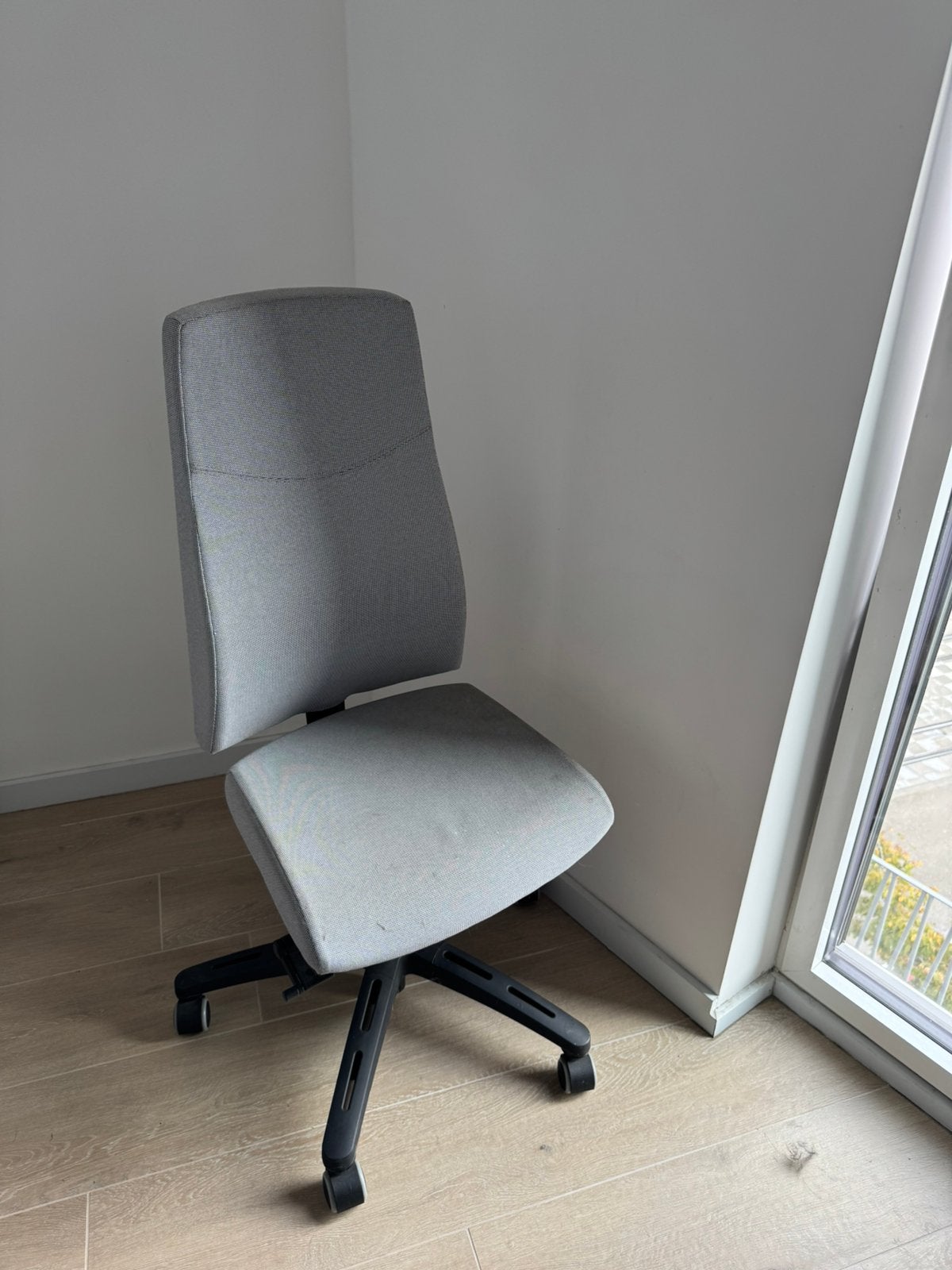 Bureaustoel, Ophalen, Gebruikt, Grijs, Bureaustoel