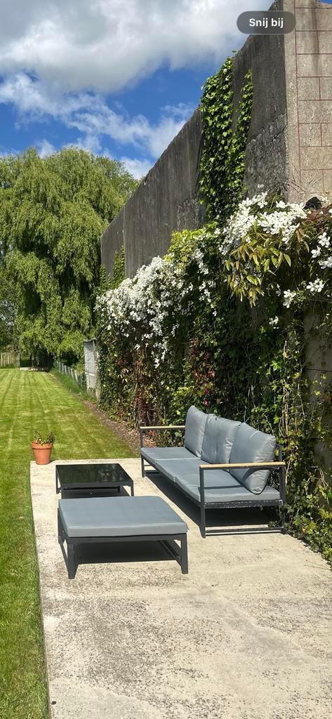 Tuin zetel, Ophalen, Zo goed als nieuw