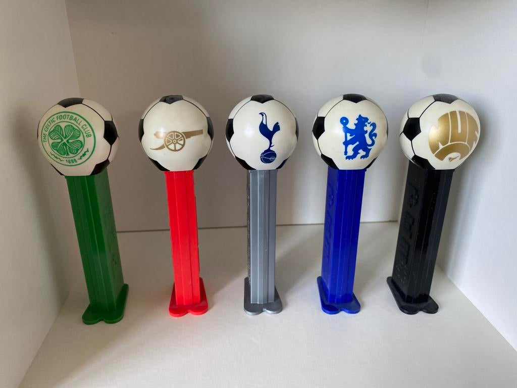 5 pez UK voetbal, Ophalen of Verzenden, Zo goed als nieuw
