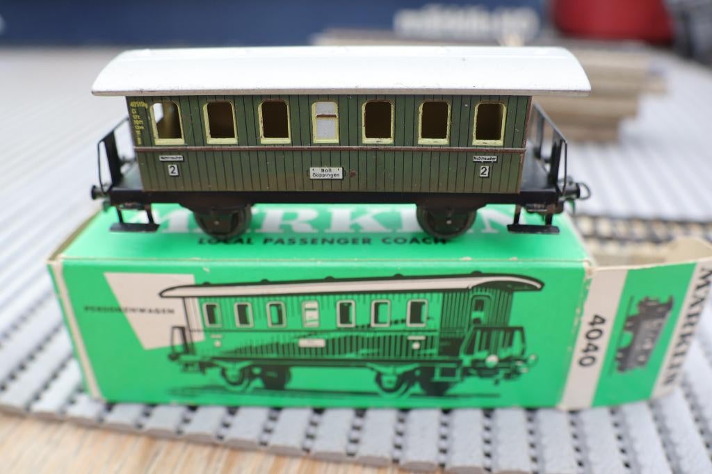 Marklin wagon 4040, Enlèvement ou Envoi, Wagon, Utilisé, Courant continu ou Courant alternatif