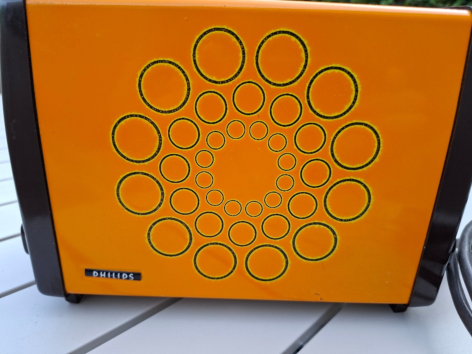 Grille-pain Philips HD4149 vintage années 70 – Space Age, Electroménager, Enlèvement ou Envoi, Utilisé