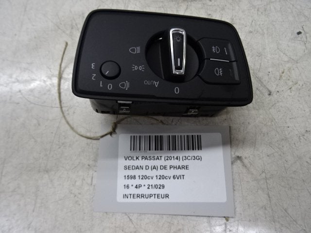 COMMUTATEUR Volkswagen Passat (3G2) (01-2014/-) (3Q0941633), Utilisé, Volkswagen