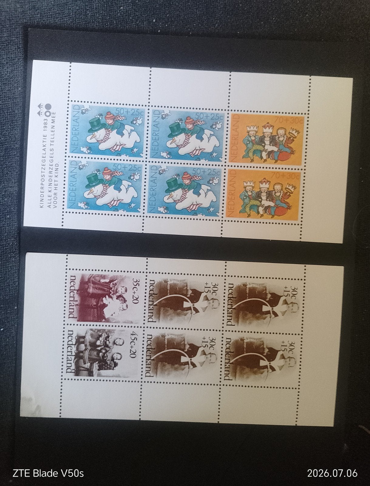 2 timbres-poste et carte postale Histoire, Enlèvement ou Envoi