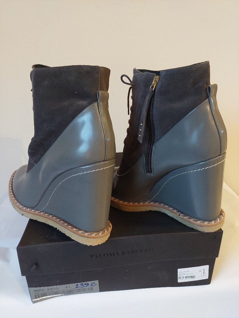 239C* Paloma Barcelo - sexy shoes de luxe gris (41), Neuf, Gris, Paloma, Boots et Botinnes
