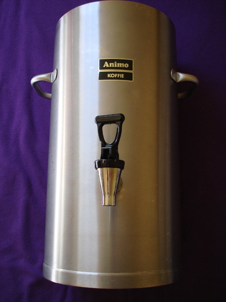 Animo geïsoleerde Inox container warme en koude dranken 10 L, Ophalen, Dranken