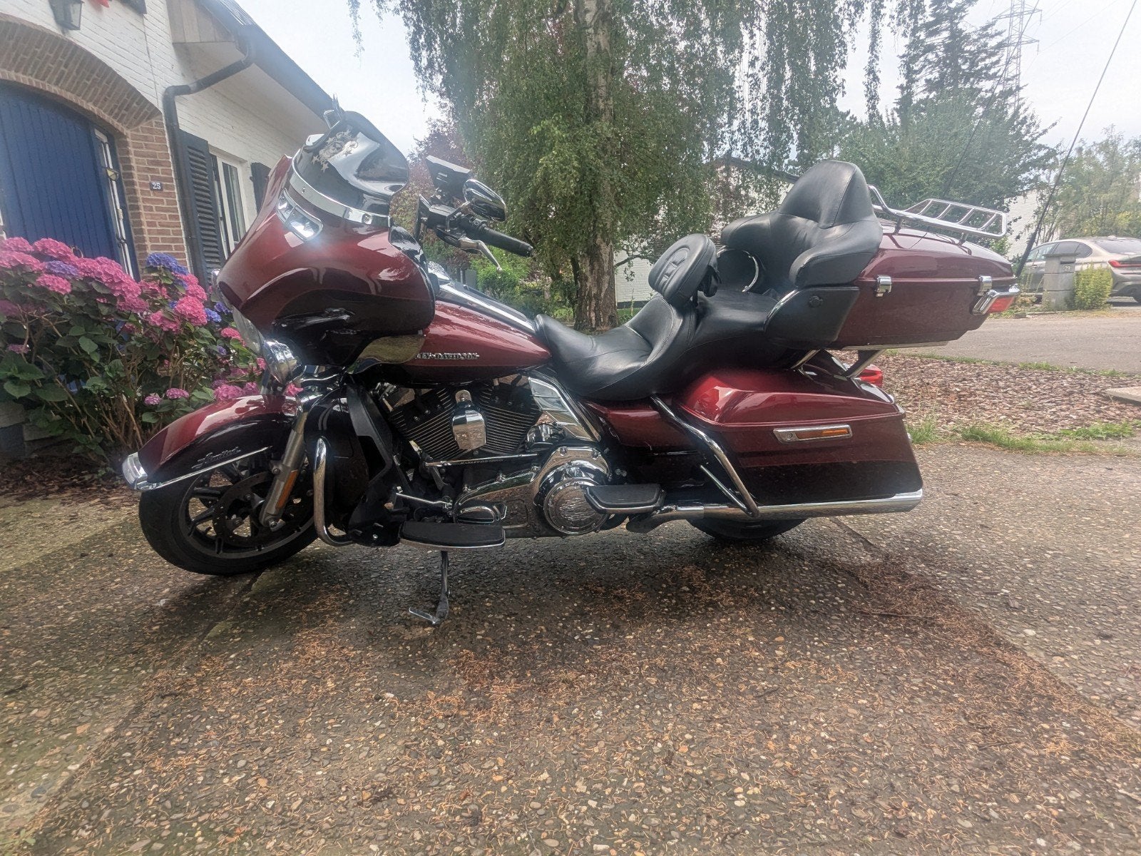 Harley-Davidson Electra glide ultra limited, Motoren, 2 cilinders, Occasion, LED Verlichting, Particulier