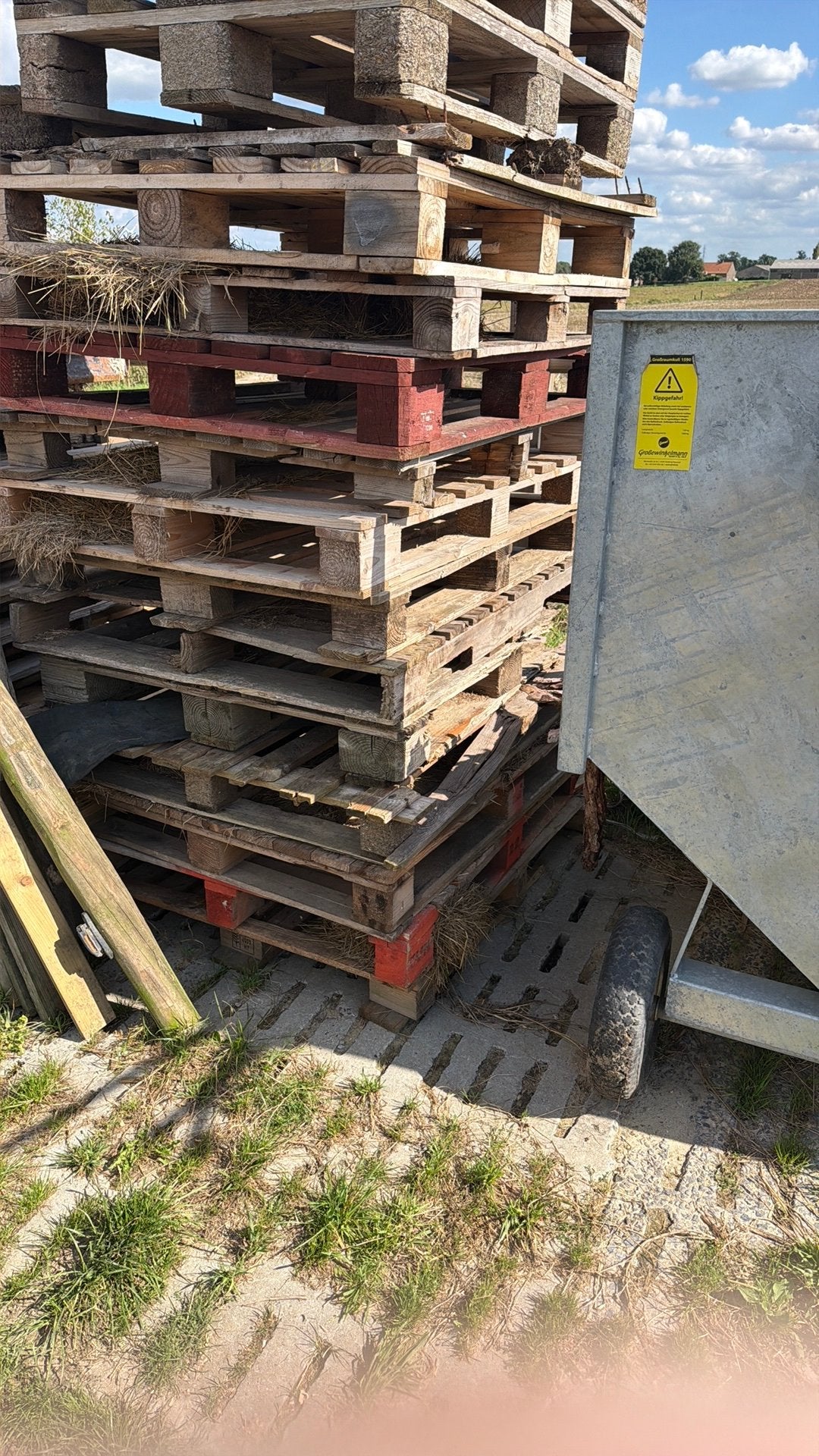 Palleten , brandhout gratis 10 tal, Enlèvement