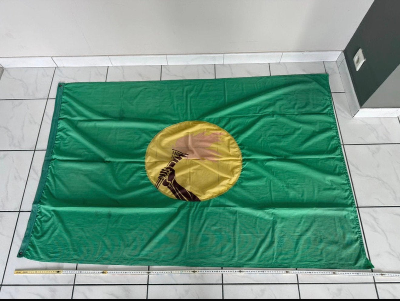 Zaïre, époque de Mobutu : drapeau national., Divers, Enlèvement ou Envoi, Utilisé