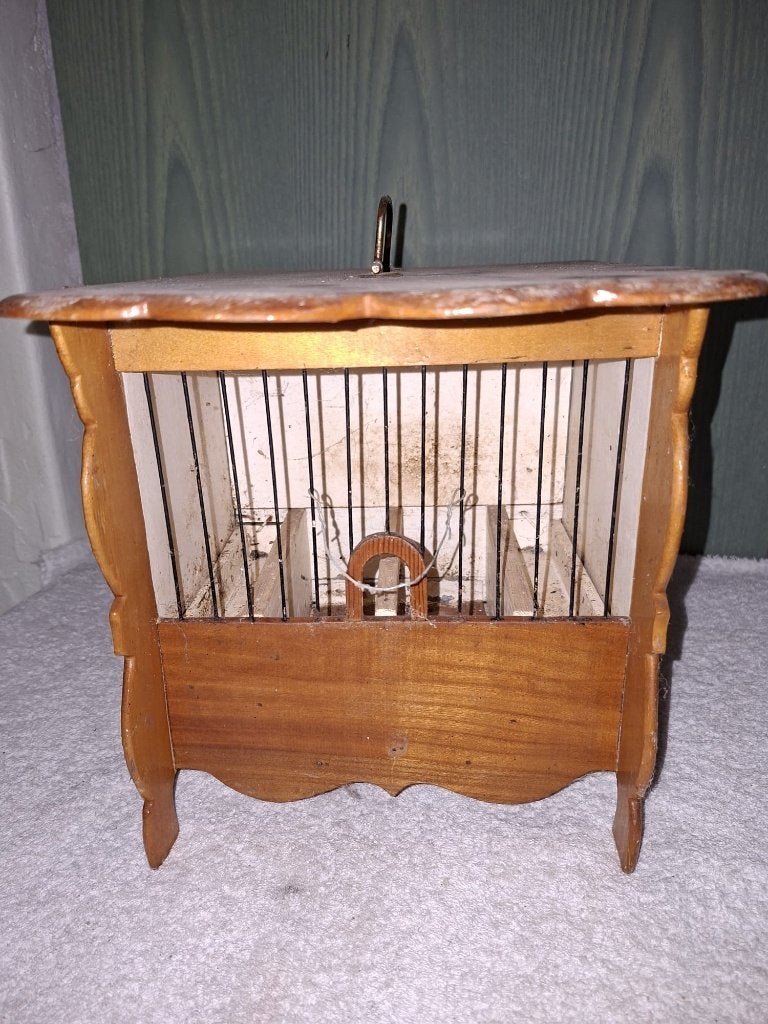 oud houten vinkenkooitje, begin 1900, Antiek en Kunst, Ophalen of Verzenden