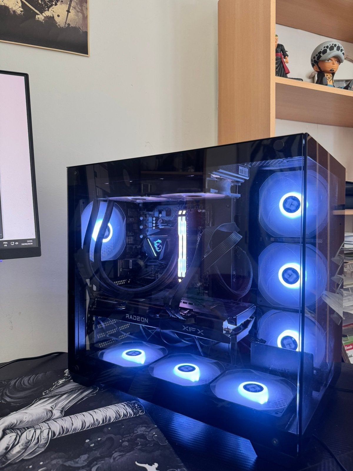 PC Gaming Aquarium – Ryzen 5 5500 / RX 6700 XT /, Informatique & Logiciels, Enlèvement, Utilisé, Gaming, SSD