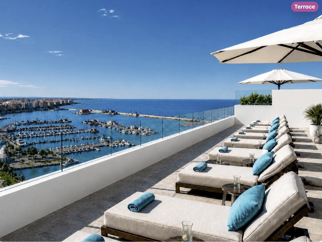 Nieuwbouw zeezicht in Torrevieja te koop | Alicante, Spanje, Immo, Étranger, Ville, 1 pièces, Appartement, Espagne