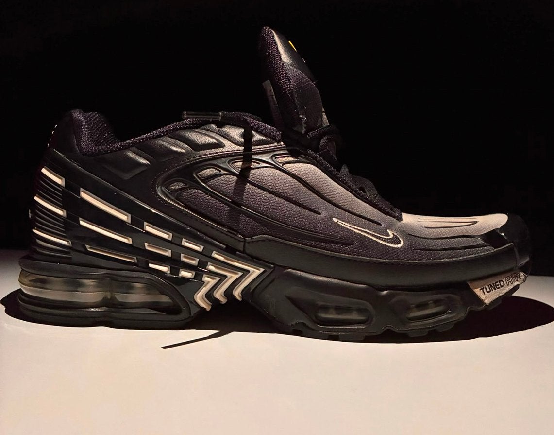 Nike Air Max Plus 3 'Zwart Wit' (Maat: 42,5), Kleding | Heren, Schoenen, Zo goed als nieuw, Sneakers, Zwart, Ophalen