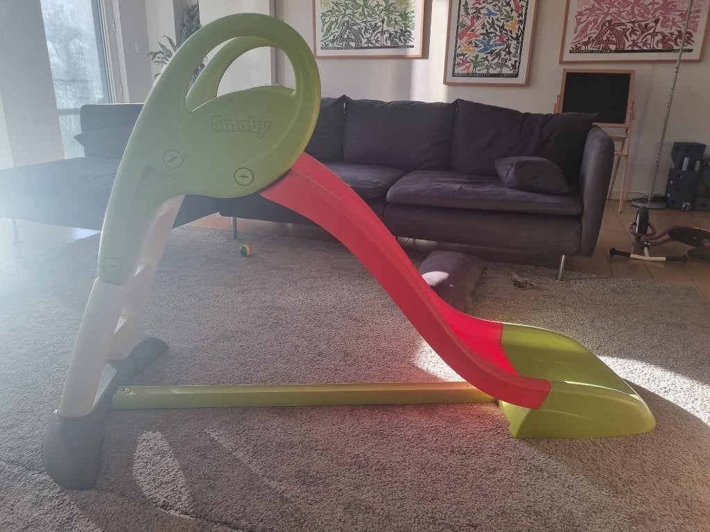 Air de jeu toboggan Smoby KS, Kinderen en Baby's, Speelgoed | Buiten | Speeltoestellen, Ophalen, Gebruikt, Glijbaan