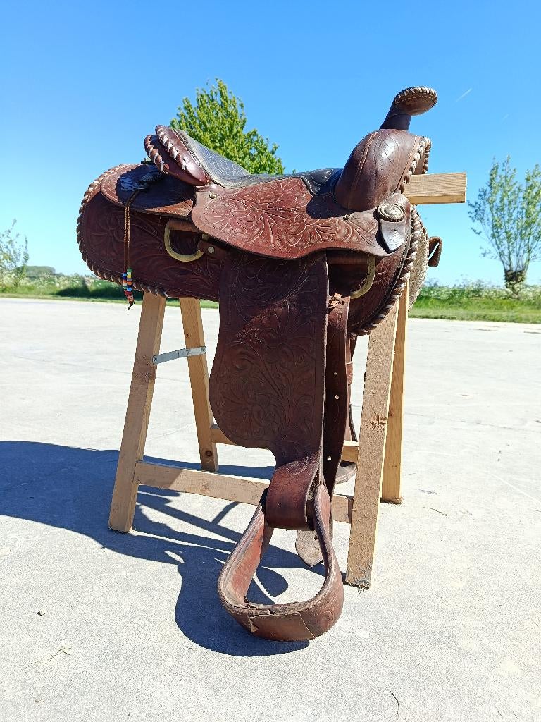 Western zadel, Dieren en Toebehoren, Ophalen, Gebruikt, Western