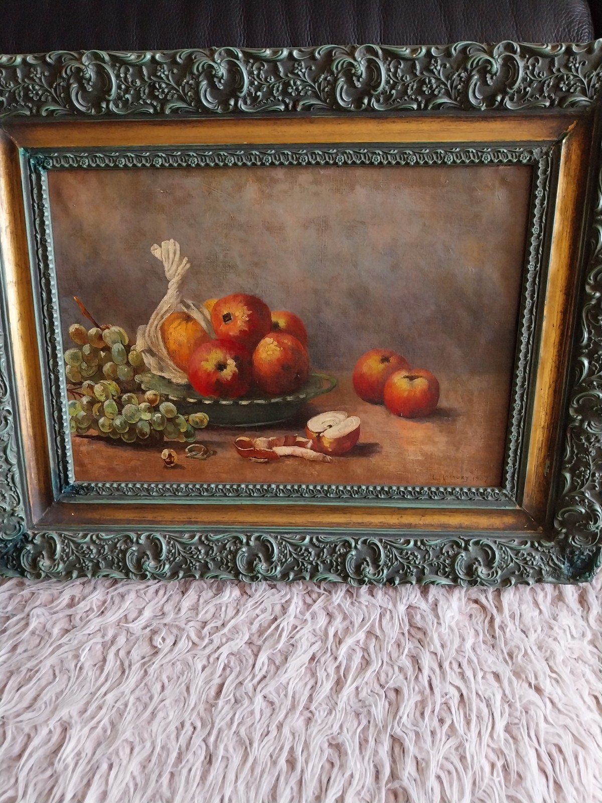 L.Lamury., Antiek en Kunst, Ophalen, Gedateerd, Doek