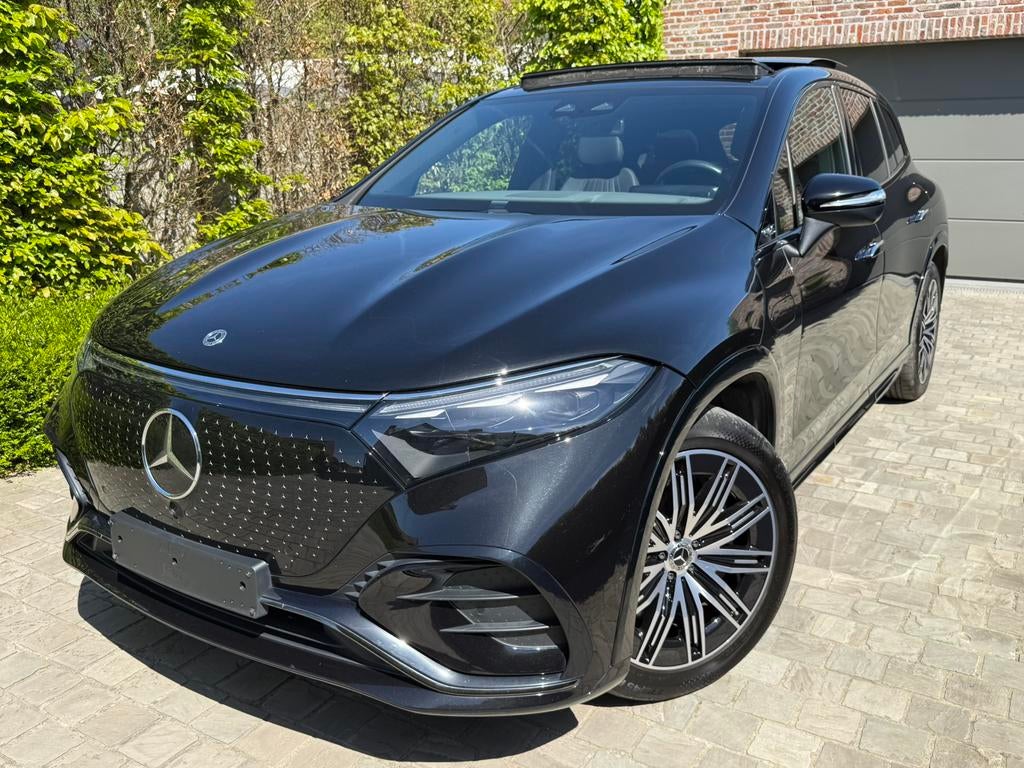 Mercedes-Benz EQS SUV 450 4MATIC AMG Line | FULL OPTIE, Auto's, Automaat, Zwart, Leder, 5 zetels
