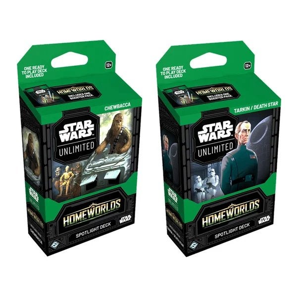 Star Wars Homeworlds Spotlight Decks | Chewbacca & Tarkin, Hobby en Vrije tijd, Ophalen of Verzenden, Zo goed als nieuw, Booster