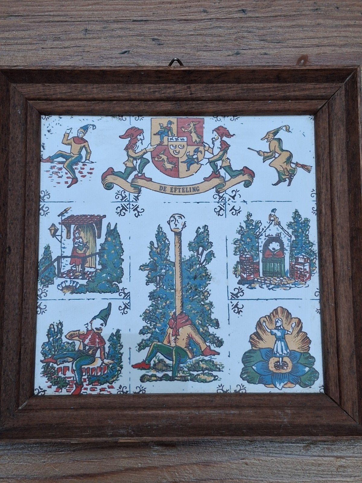 retro efteling souvenir tegel, Ophalen of Verzenden