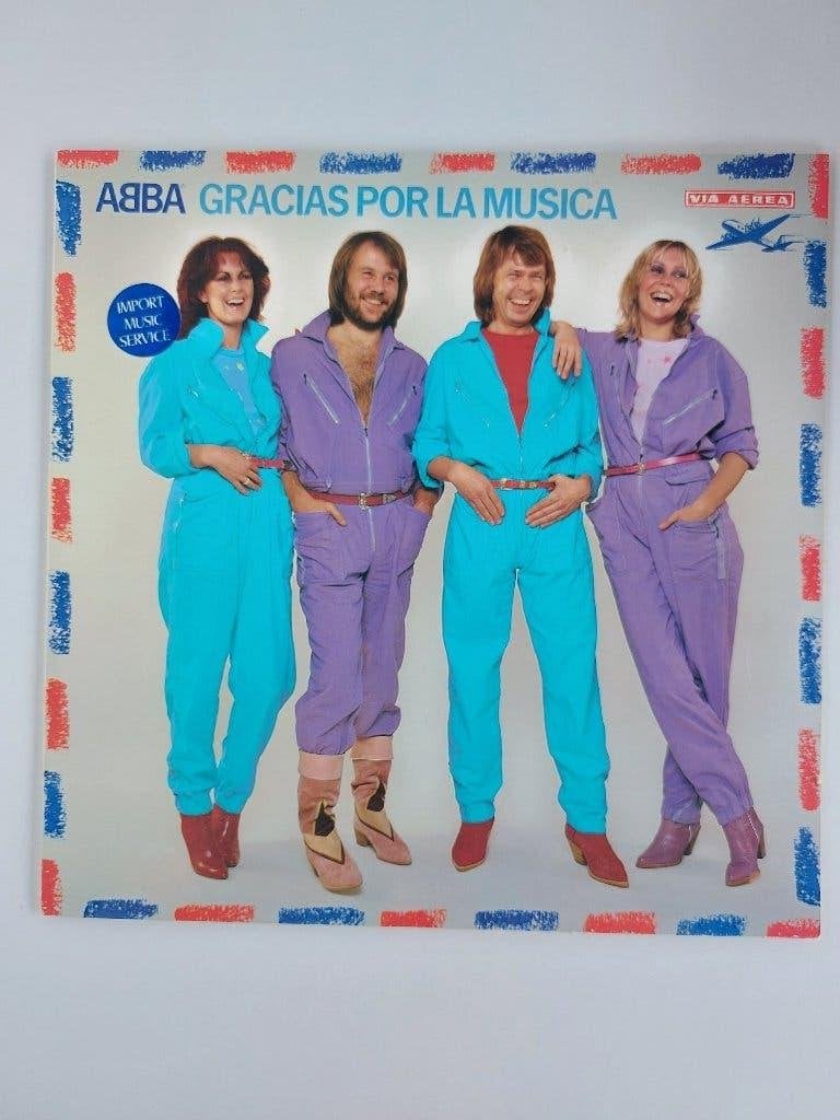 Abba - Gracias Por La Musica (Collectors Item Uit Sweden), Cd's en Dvd's, Vinyl | Pop, Zo goed als nieuw, Pop, LP, Fotohoes, Inclusief binnenhoes