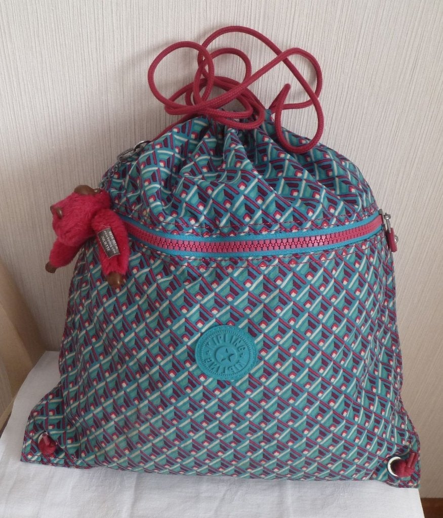 Kipling sac à dos de sports (gym piscine etc) + singe, Enlèvement ou Envoi, Utilisé, Adulte unisexe