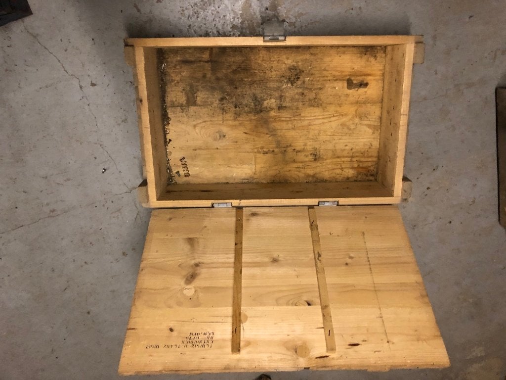 Caisse en bois de l'armée allemande, Bricolage & Construction, Enlèvement